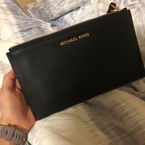 Michael Kors Black Clutch/ Wristlet